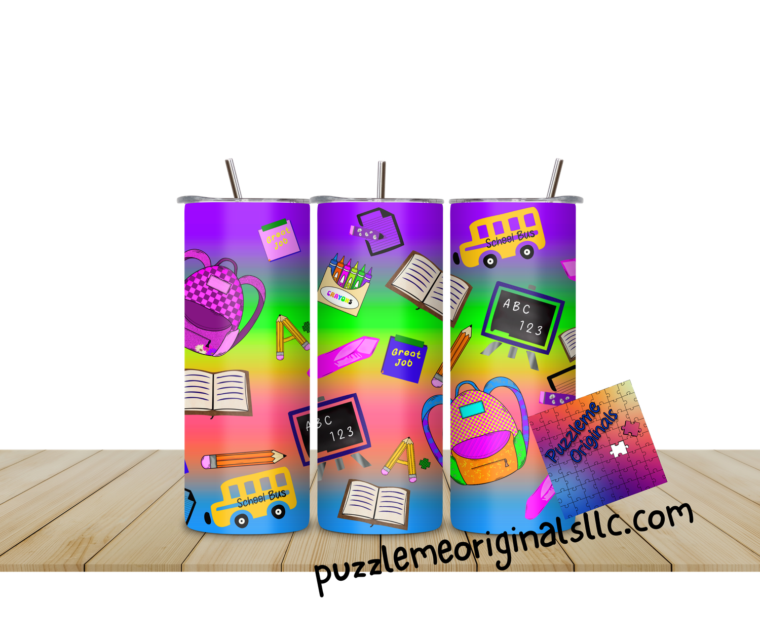 Teacher School Tumbler Wrap