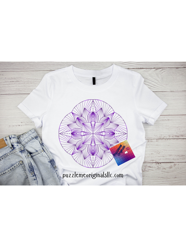 Purple Mandala Transfer