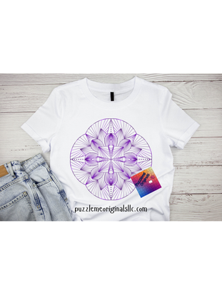 Purple Mandala Transfer