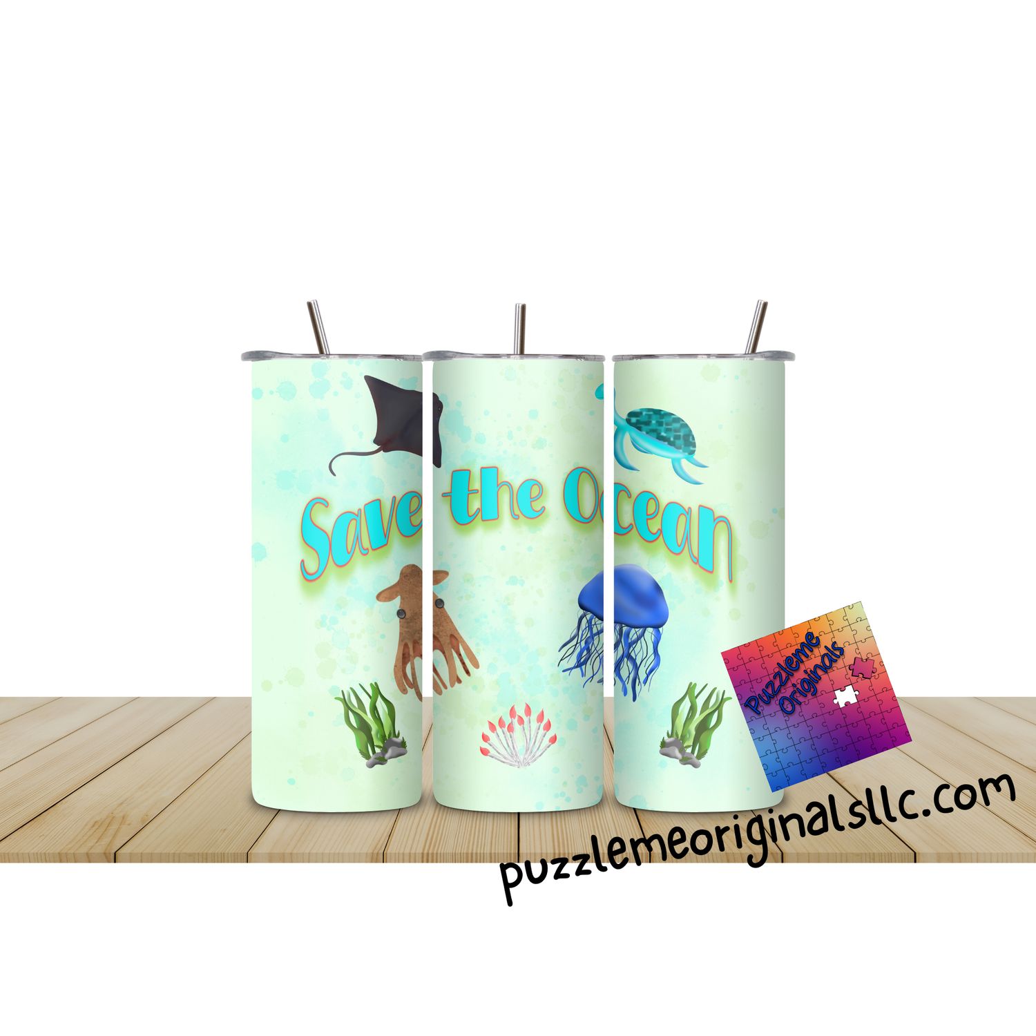 Save the Ocean Tumbler Wrap 2