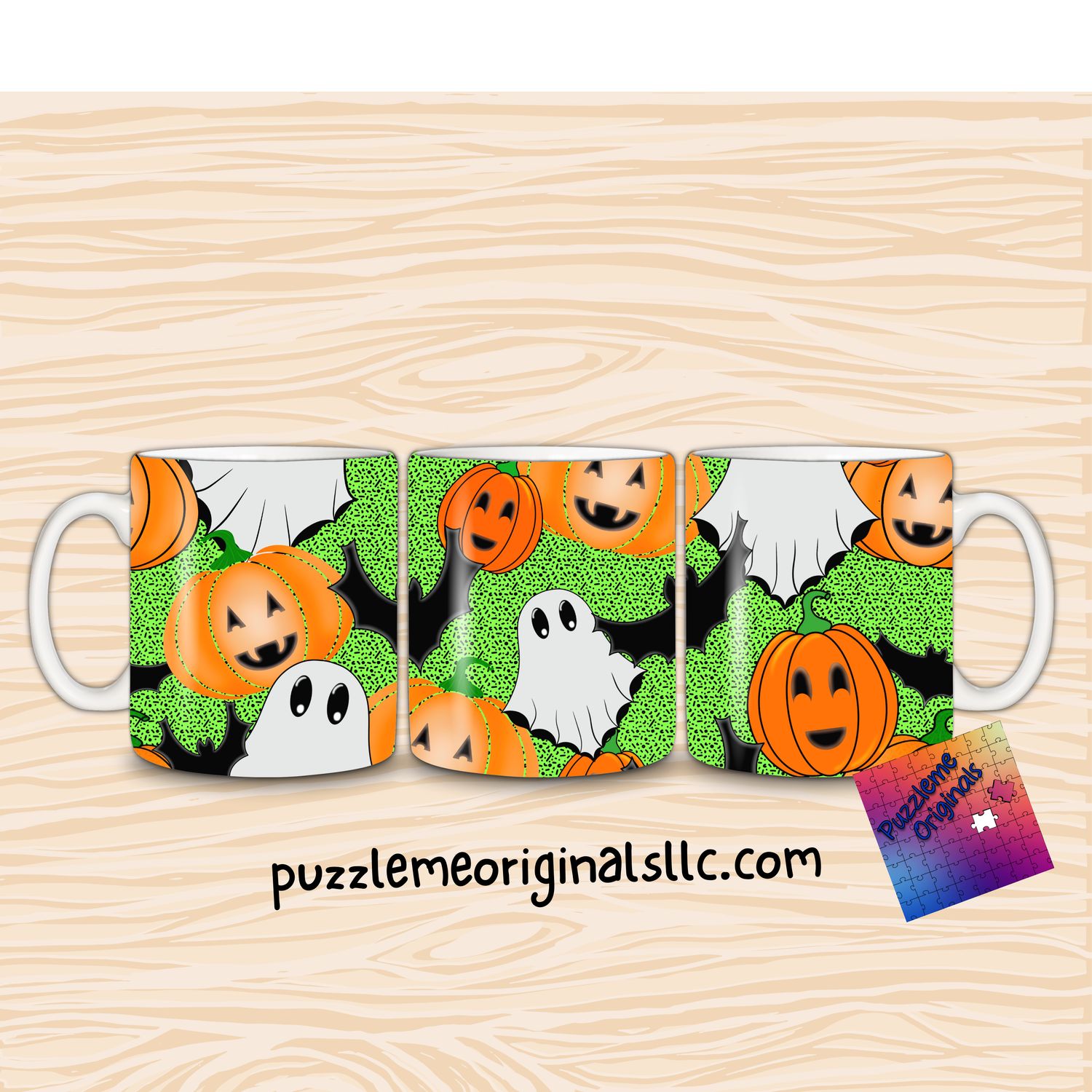 Boo Ya&#39;ll pumpkin bat ghost seamless