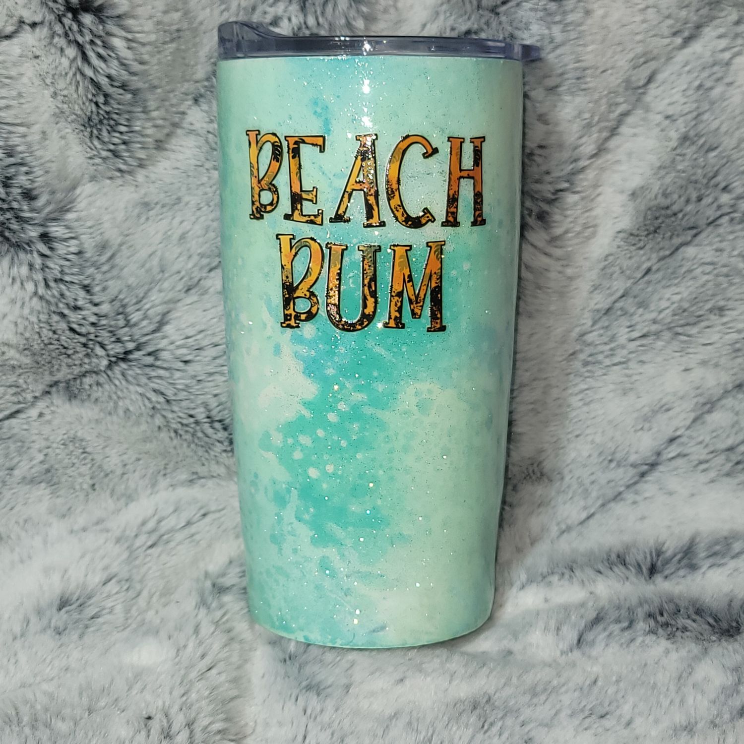 16oz Modern Stainless Steel Epoxy Tumbler - Beach Bum