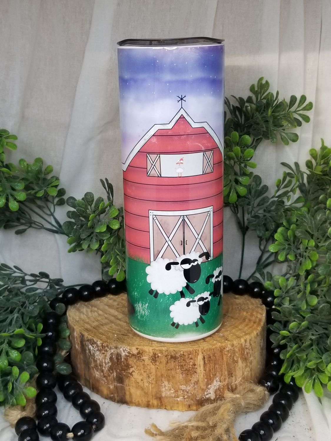 20oz Sublimated Stainless Steel Tumbler - Farm Life