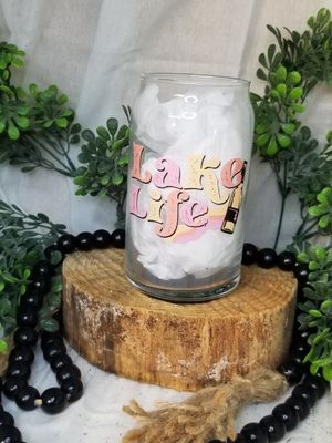 12oz Glass Can - Lake Life