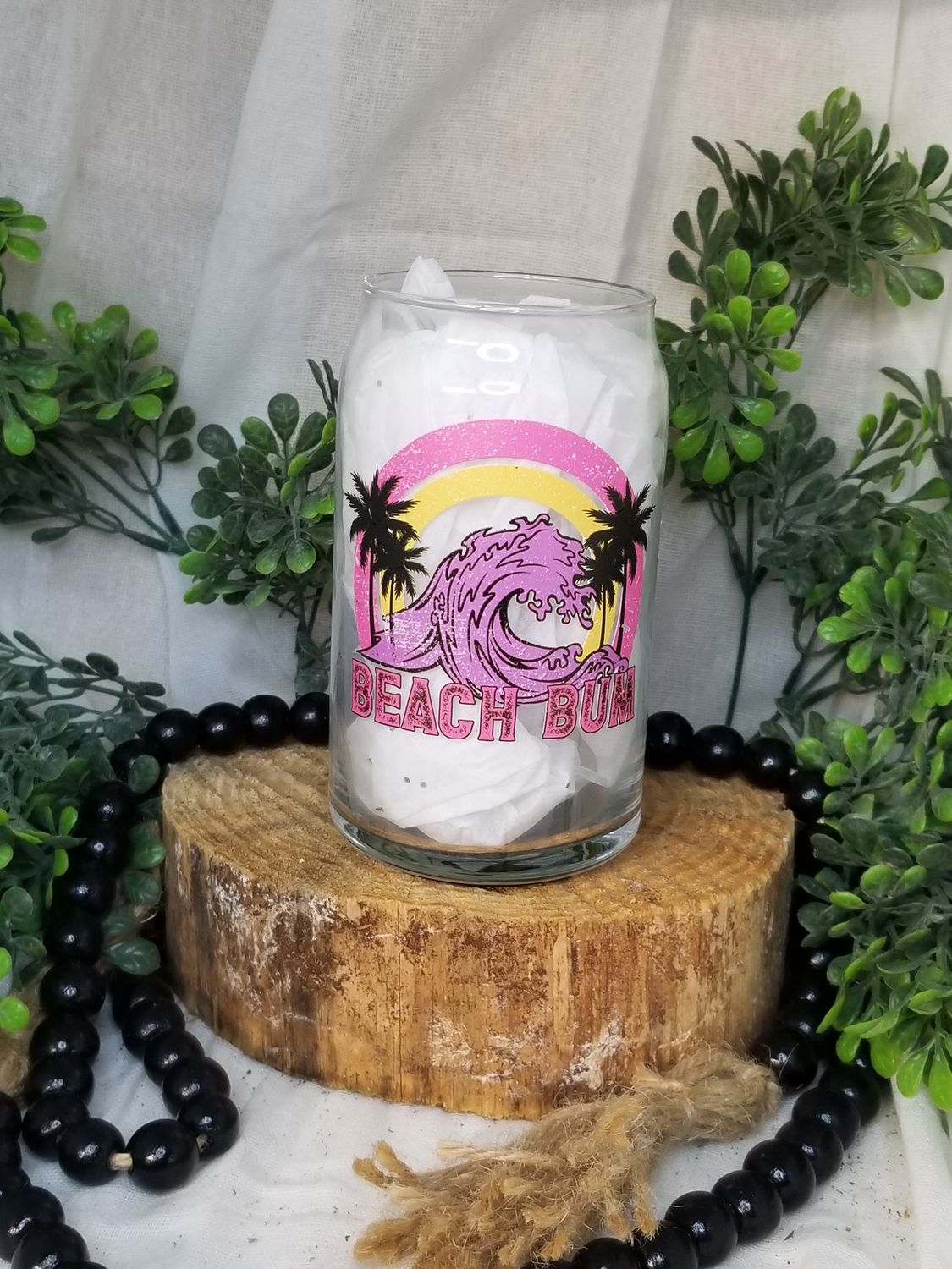 12oz Glass Can - Beach Bum