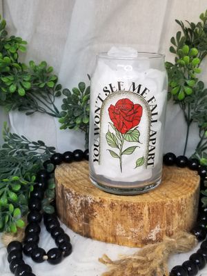 12oz Glass Can - You Wont See Me Fall Apart