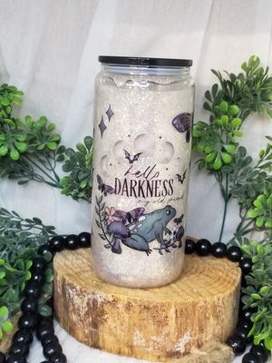 Glass Snow Globe - Hello Darkness My Old Friend