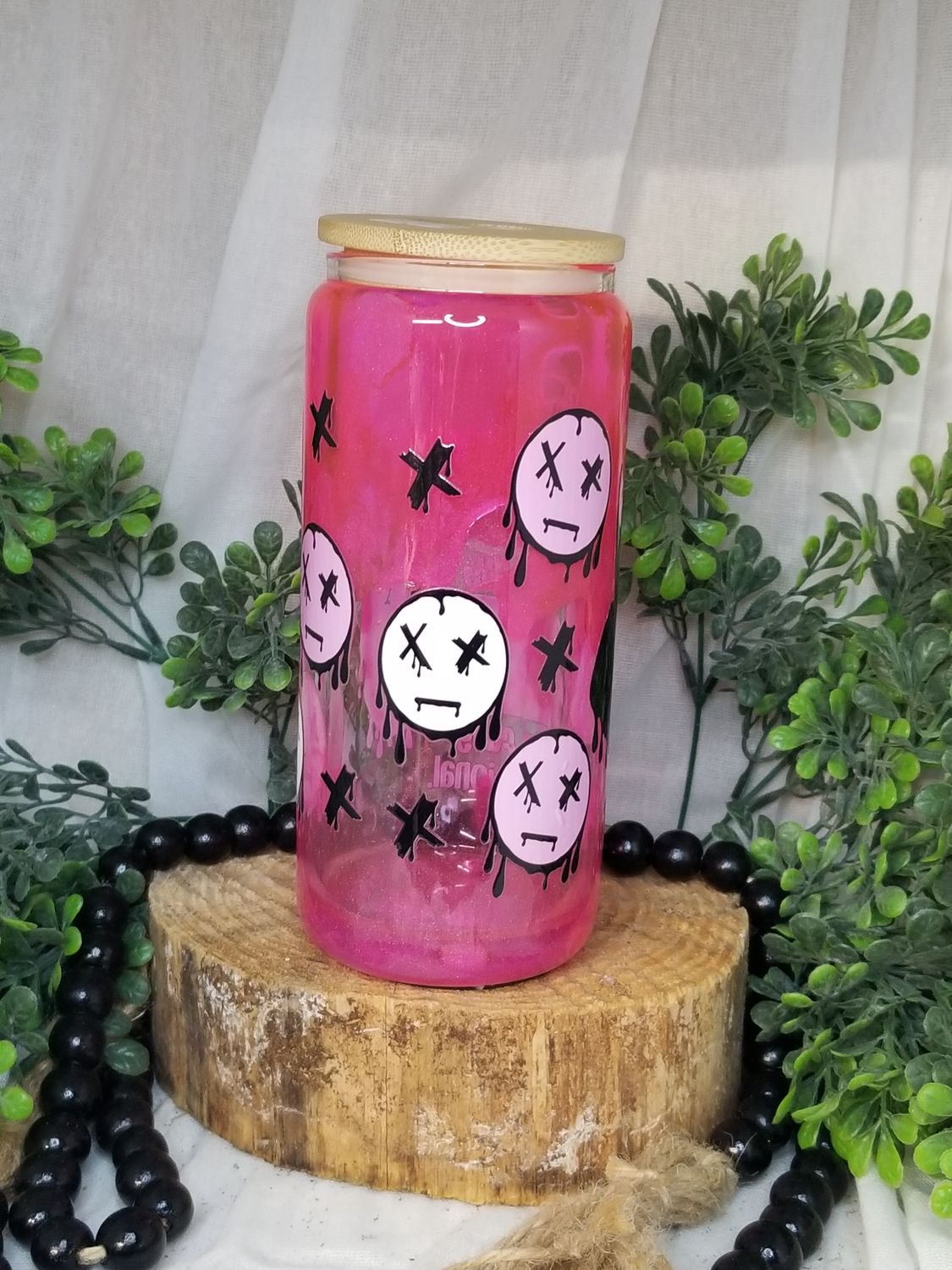 Glass Snow Globe Tumbler