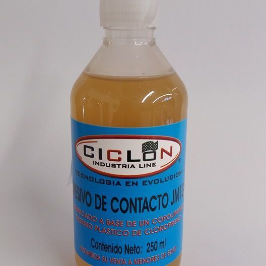 Pegamento de contacto.