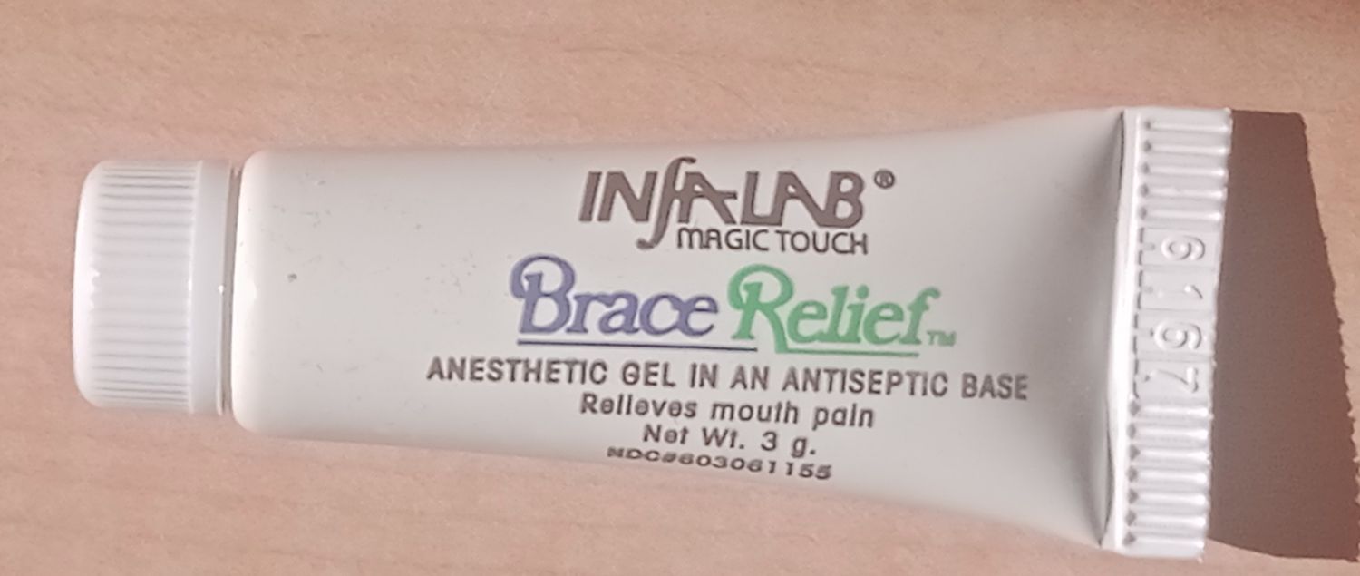 Brace relief gel