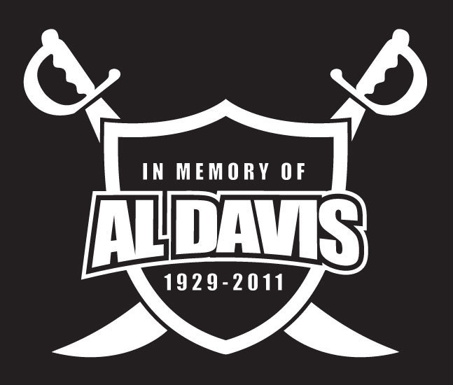 Al Davis Vinyl Decal