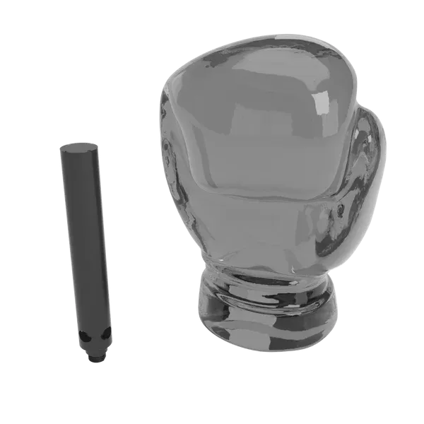 Einzelne Champion Ersatzglaskugel groß (grau)