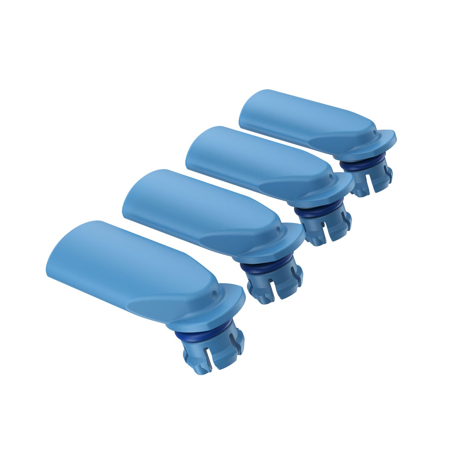 Veazy Mundstücke (4 Stk.) - Dynamic Blue