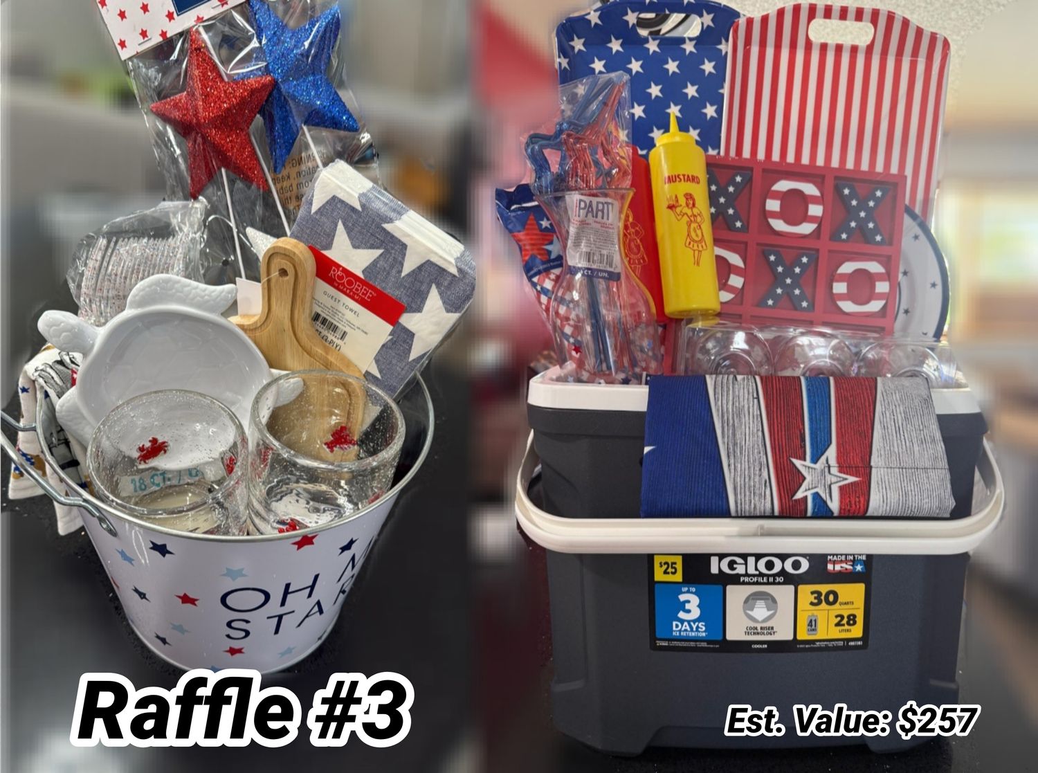 Patriotic- Raffle Basket