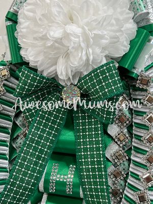Arlington High School Classic Single Mum in Green/White