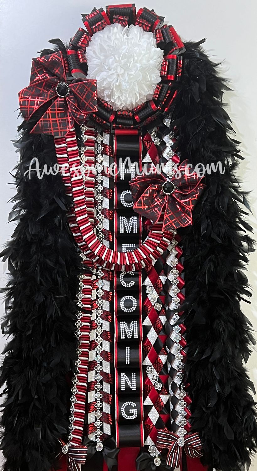 Martin High School, Legacy High School, or Coppell High School Deluxe Single Mum in Red/Black/Silver