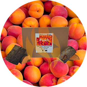 Peach Wood Smoking Chunks | Per Box