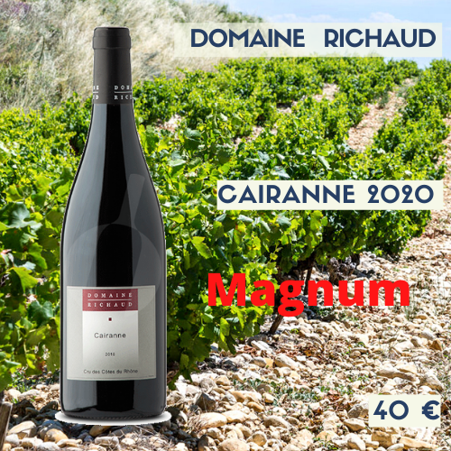 3 Magnums Cairanne 2020 Marcel Richaud rouge (40€)