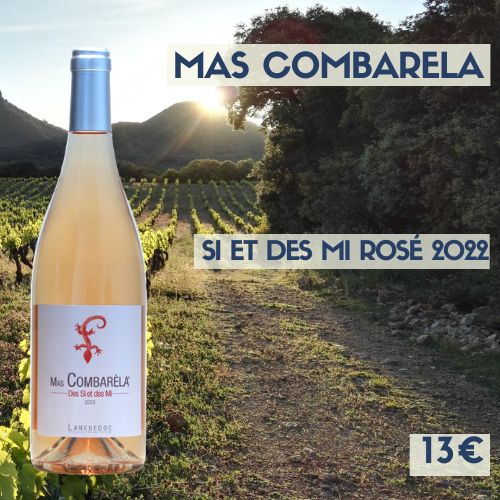 6 bouteilles rosé de Mas Combarèla - des SI et des MI 2022 (13€)