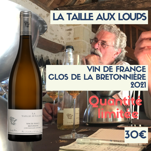 4 bouteilles Domaine de la Taille aux Loups Clos de la Bretonnière 2021 Vin de France (Vouvray) (30€)