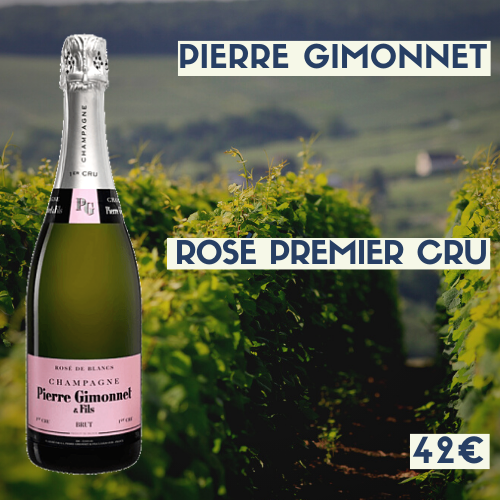 6 bouteilles Champagne Pierre Gimonnet premier cru Rosé (42€)