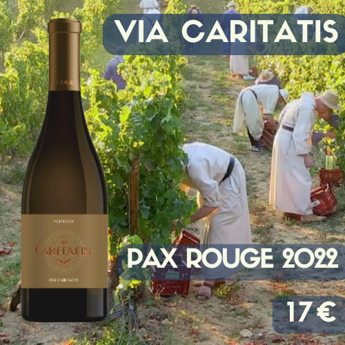 6 bouteilles Via Caritatis PAX Rouge 2023 Ventoux (17€)