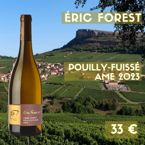 6 bouteilles Eric Forest, Pouilly-Fuissé &quot;AME&quot; 2023 (33€)