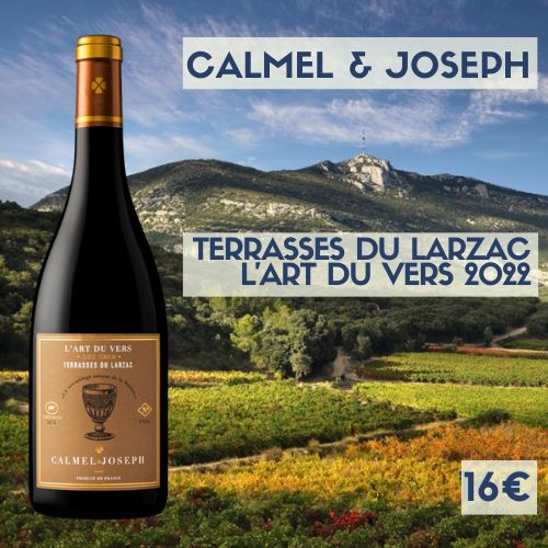 6 bouteille de Calmel et Joseph, Terrasses du Larzac 2022 — L’Art du Vers (16€)