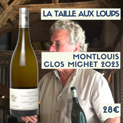 6 bouteilles Domaine de la Taille aux Loups Montlouis Le Clos Michet 2023 (blanc). (28€)