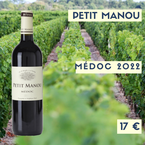 6 bouteilles de Petit Manou, Médoc 2022  (17€)