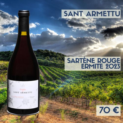 6 bouteilles de Sant Armettu Sartène L&#39;Ermite Rouge 2023 (70€)