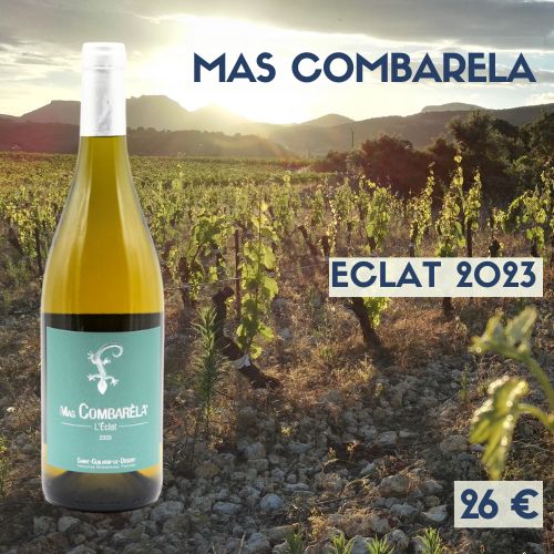 6 bouteilles Mas Combarèla - L&#39;Eclat IGP Saint-Guilhem-le-Désert 2023 (26€)