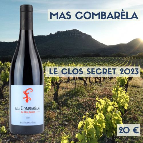 6 bouteilles de Mas Combarèla - le Clos Secret 2023  IGP Saint-Guilhem-le-Désert  (20€)