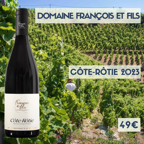 6 bouteilles de Côte-Rôtie 2023 du domaine François et fils (49€)