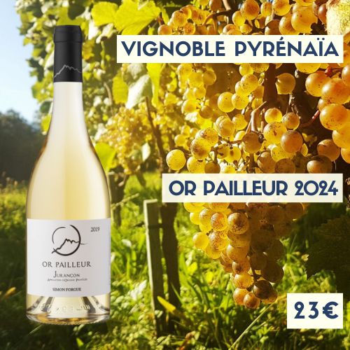 6 bouteilles de Vignoble Pyrenaïa, Jurançon doux OR PAILLEUR 2024 (23€)