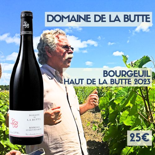 6 bouteilles Domaine de la Butte Bourgueil  Le Haut de la Butte  2023 (25€)