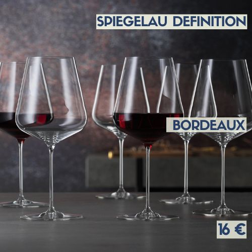 4 Verres SPIEGELAU DEFINITION -  Bordeaux (16€)