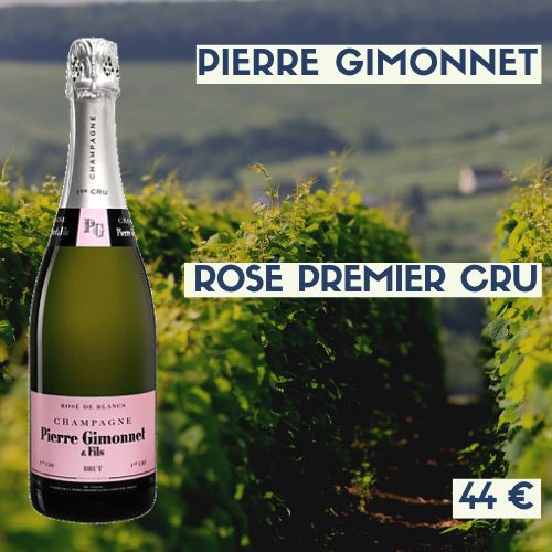 6 bouteilles Champagne Pierre Gimonnet premier cru Rosé (44€)