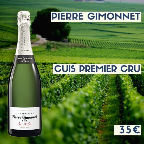 6 bouteilles de  Champagne Pierre Gimonnet &quot;Cuis&quot; premier cru (35€)