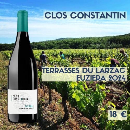 6 bouteilles Clos Constantin Euziéra Terrasses du Larzac 2024 (18€) 6 bouteilles Clos Constantin Euziéra Terrasses du Larzac 2024 (18€)