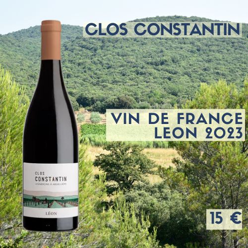 6 bouteilles de Clos Constantin Léon 2023 Vin de France (15€) 6 bouteilles de Clos Constantin Léon 2023 Vin de France (15€)