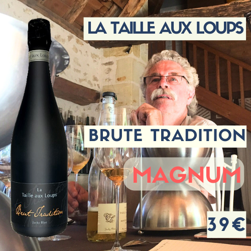 3 magnums Domaine de la Taille aux Loups Montlouis Brut Tradition (bulles) (38€)
