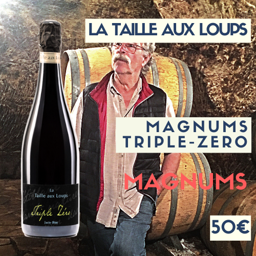 3 Magnums Domaine de la Taille aux Loups Montlouis Triple Zéro (bulles) (50€)