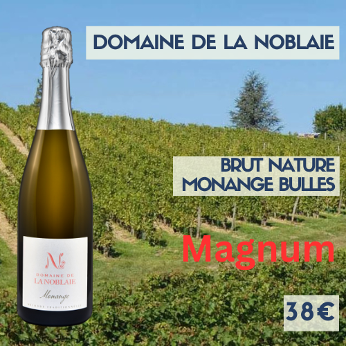3 magnums Domaine de la Noblaie Bulle : Vin de France Monange (38€)
