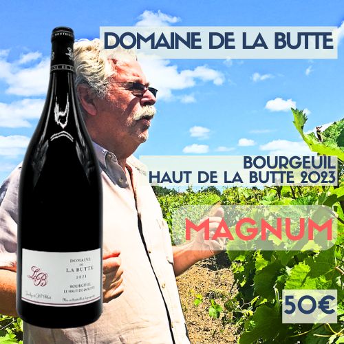 3 magnums Domaine de la Butte Bourgueil « Le Haut de la Butte » 2023 (50€)