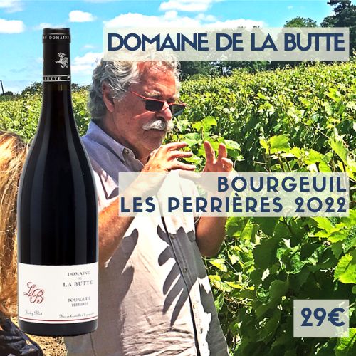 6 bouteilles Domaine de la Butte Bourgueil  Les Perrières 2022 (29€)