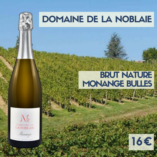 6 bouteilles Domaine de la Noblaie Bulle : Vin de France Monange (16€)