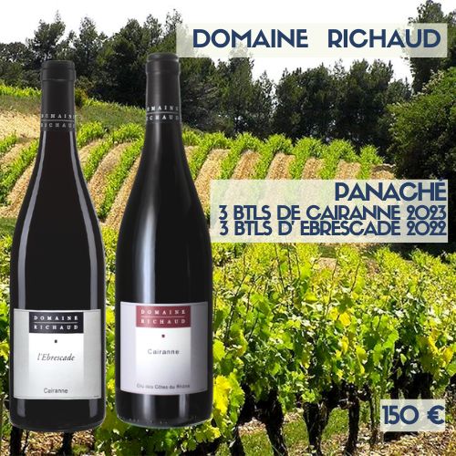 Panaché de Cairanne  rouge  Marcel Richaud (150€)