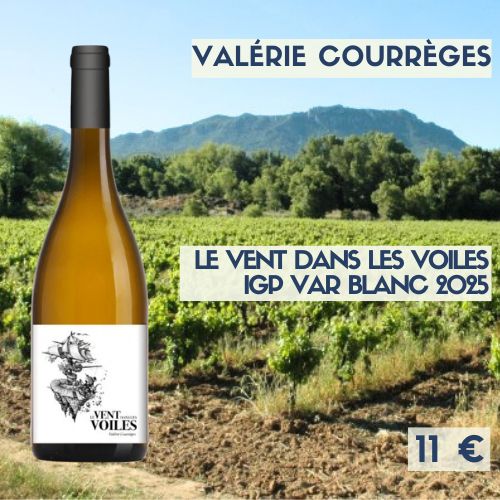 Le Vent dans les Voiles blanc Valérie Courrèges 2025 (11€)