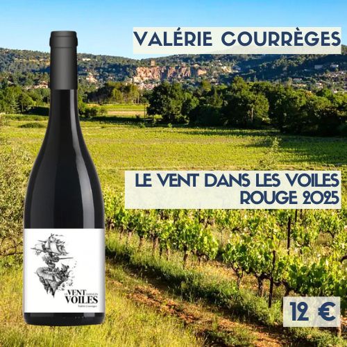 Le Vent dans les Voiles Rouge Valérie Courrèges 2025 (12€)